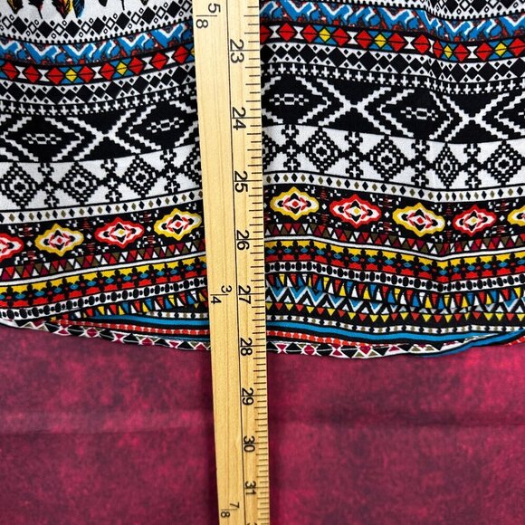 RUFF HEWN WOMEN;S COLORFUL LONG SLEEVE FLOWY BOHEMIAN STYLE TOP, SILE L (LARGE) - Picture 9 of 11